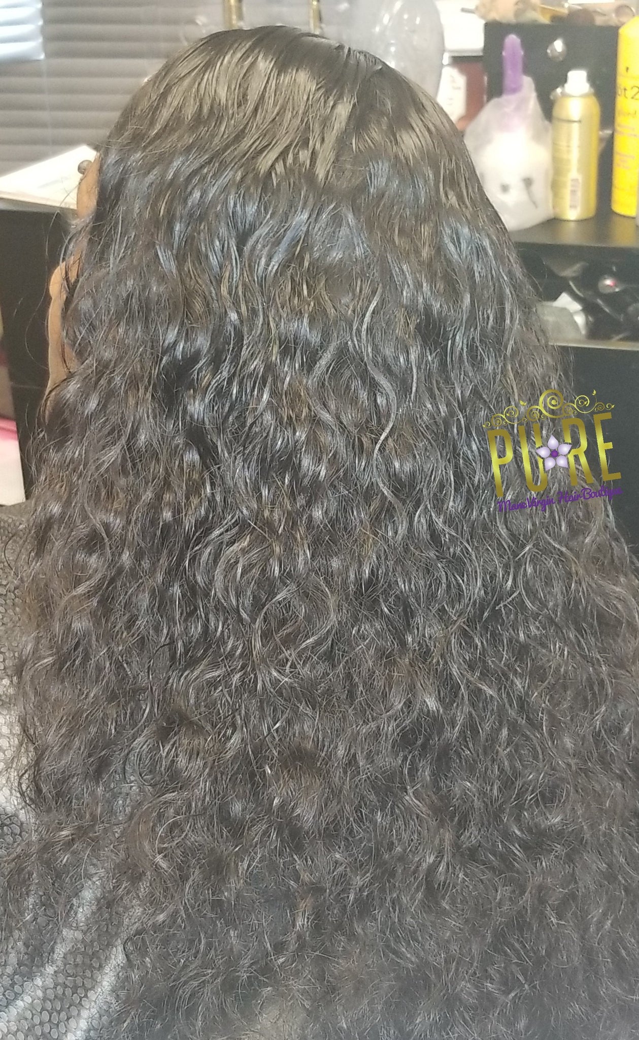 Raw Organic  Virgin Remy Indian Hair Straight /Wavy/ Curly