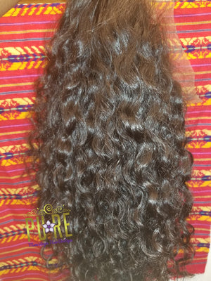 Raw Organic  Virgin Remy Indian Hair Straight /Wavy/ Curly