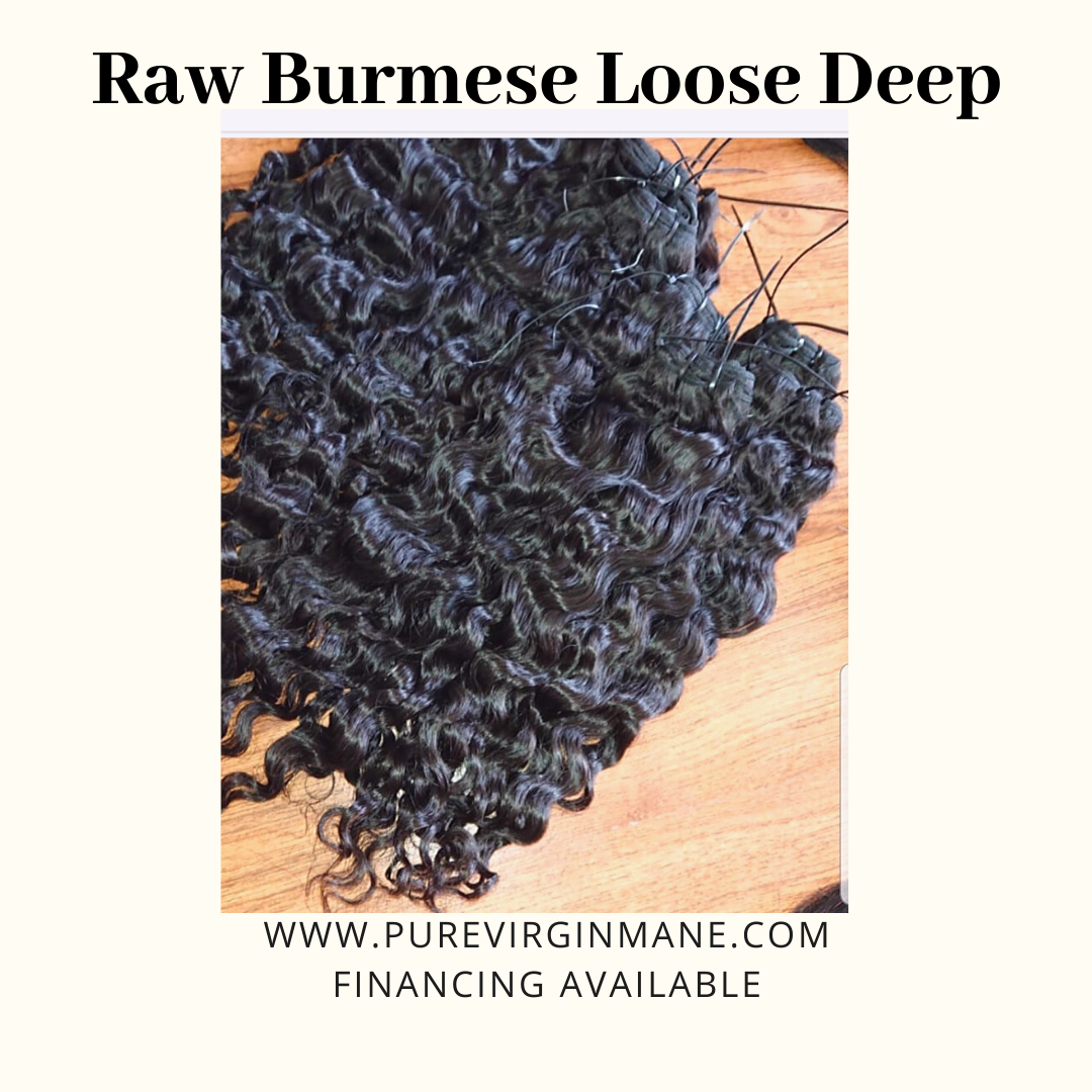 Raw Burmese Loose Deep Curly