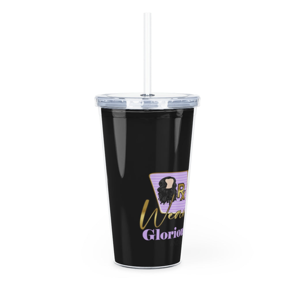 WDR Plastic Tumbler with Straw
